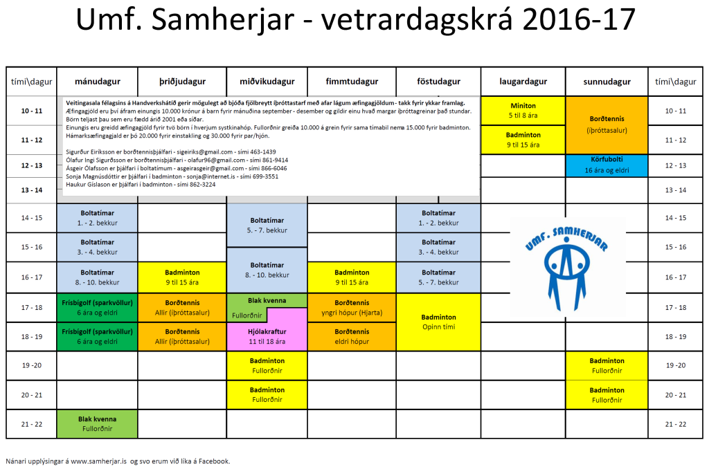 Vetrardagskráin tilbúin