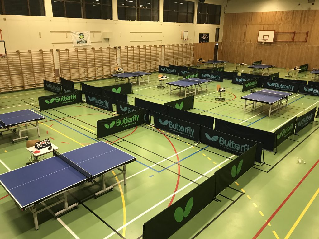 Að loknu Íslandsmóti unglinga í borðtennis.