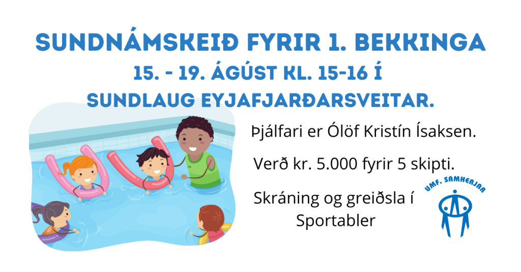 Sundnámskeið fyrir 1. bekkinga
