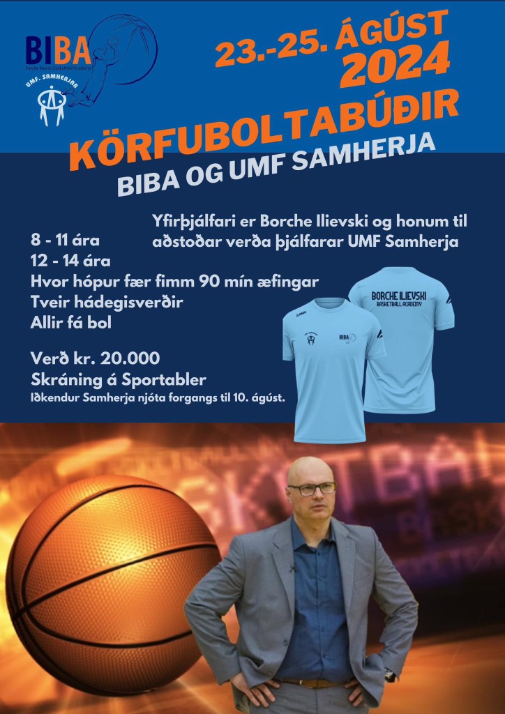 Körfuboltabúðir BIBA og umf. Samherja 23.-25. ágúst