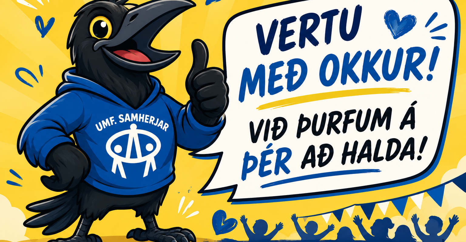 Óskað eftir sjálfboðaliðum á Landsmót 50+ og afmælishátíð félagsins!!