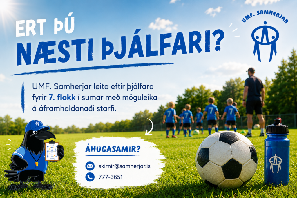 UMF. Samherjar leita að þjálfara fyrir 7. flokk í sumar!