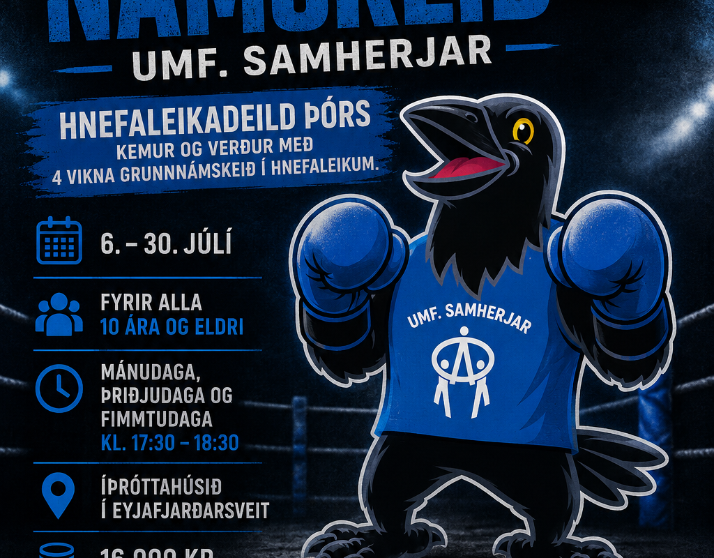 Hnefaleikanámskeið hjá UMF. Samherjum í sumar