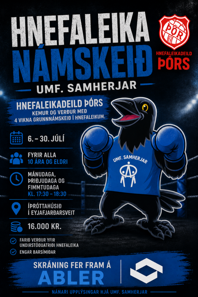 Hnefaleikanámskeið hjá UMF. Samherjum í sumar